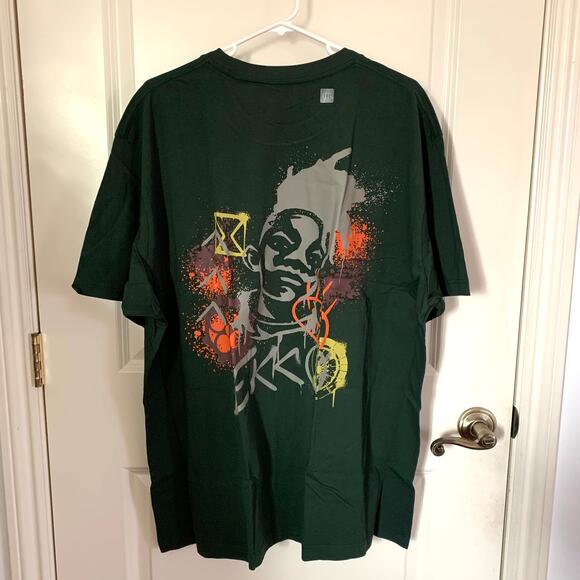 Uniqlo x Arcane League of Legends Riot Games Ekko T-shirt in Green - Picture 4 of 10